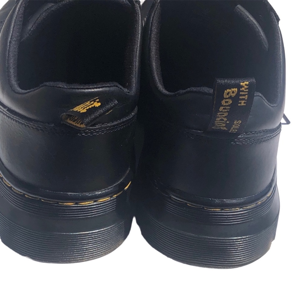 Dr Doc Martens Reeder Black Leather Lace Up Oxfords - Picture 7 of 12